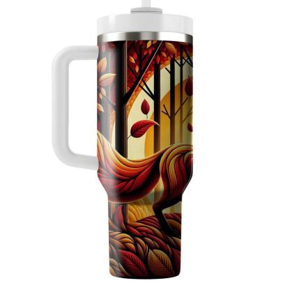 Dashing Fox Woodland  Tumblers With Lids