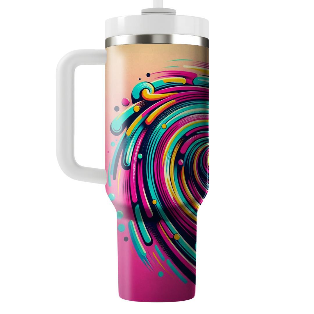 Rad Retro Spirals  Tumblers For Gifts