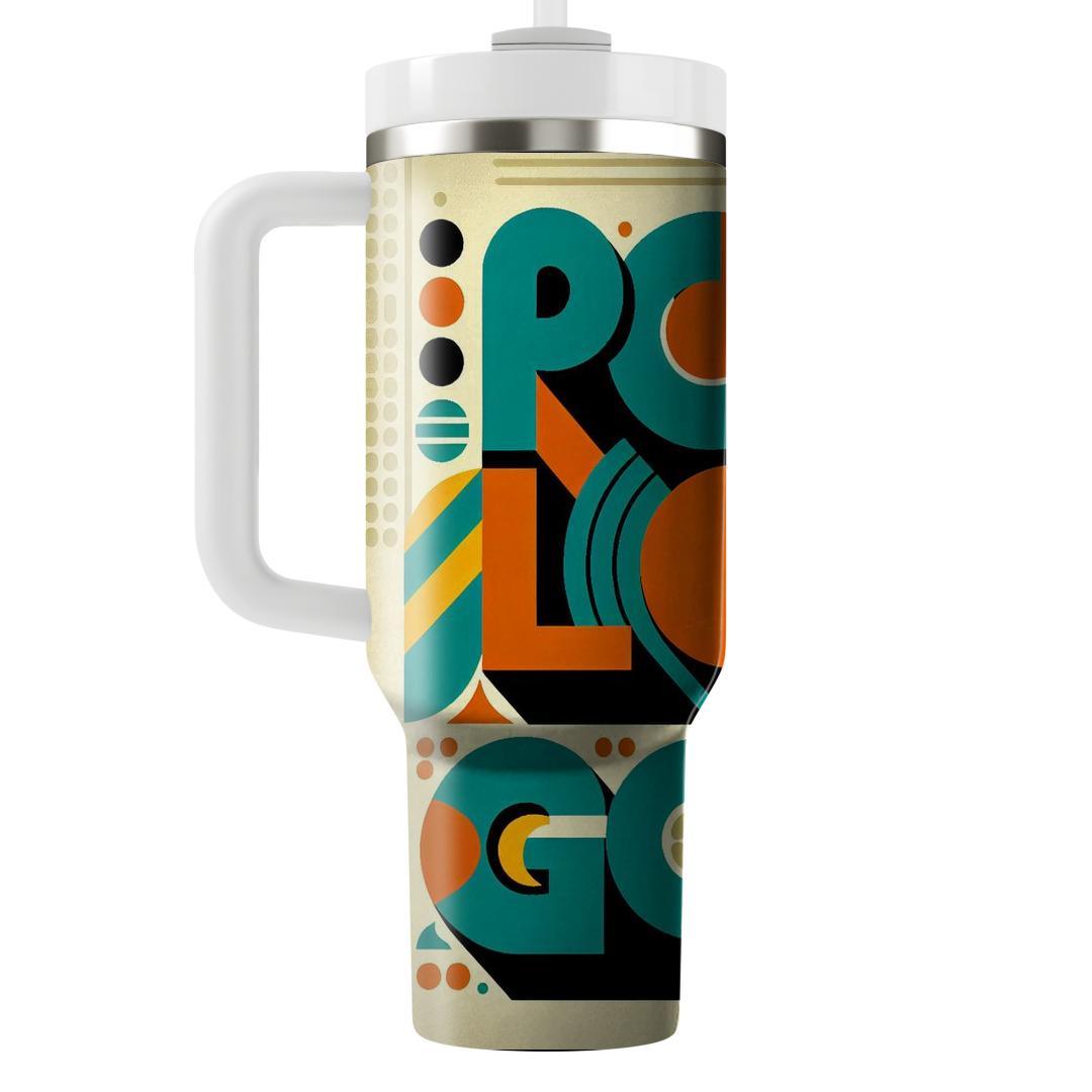 Funky Font Festival  Custom Tumblers