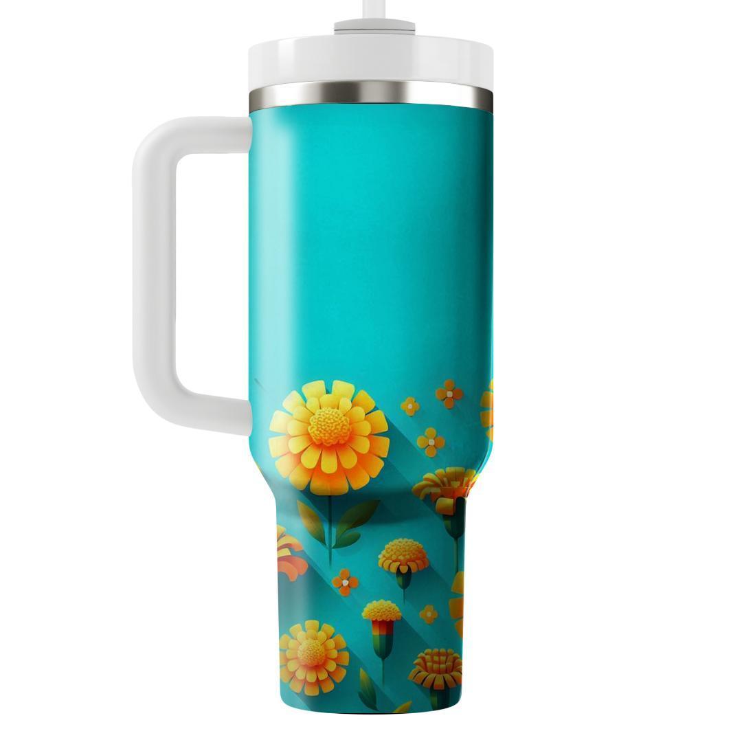 Joyful Marigold Melody  Insulated Tumblers