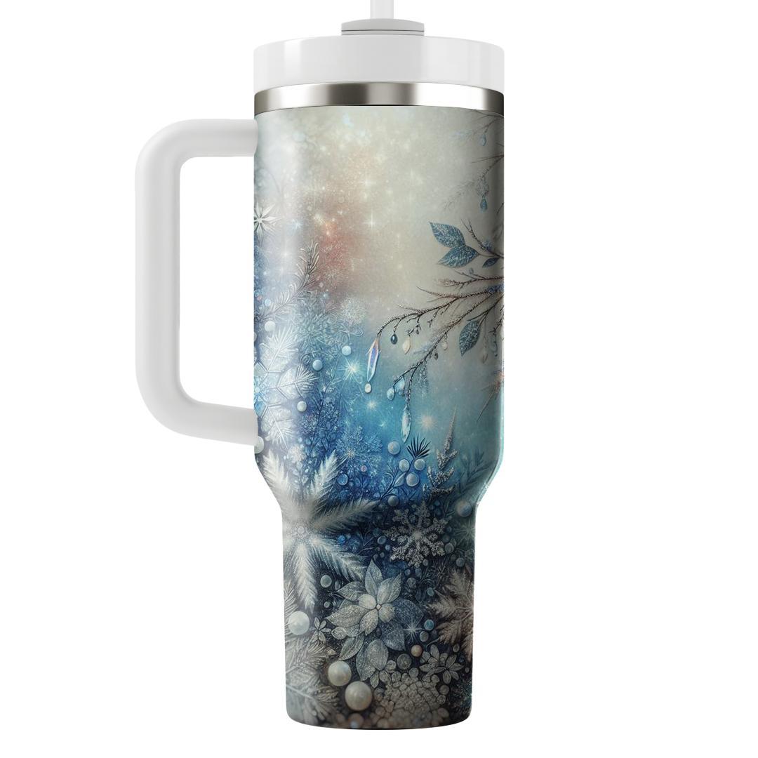 Glistening Winter Morning  Travel Tumblers