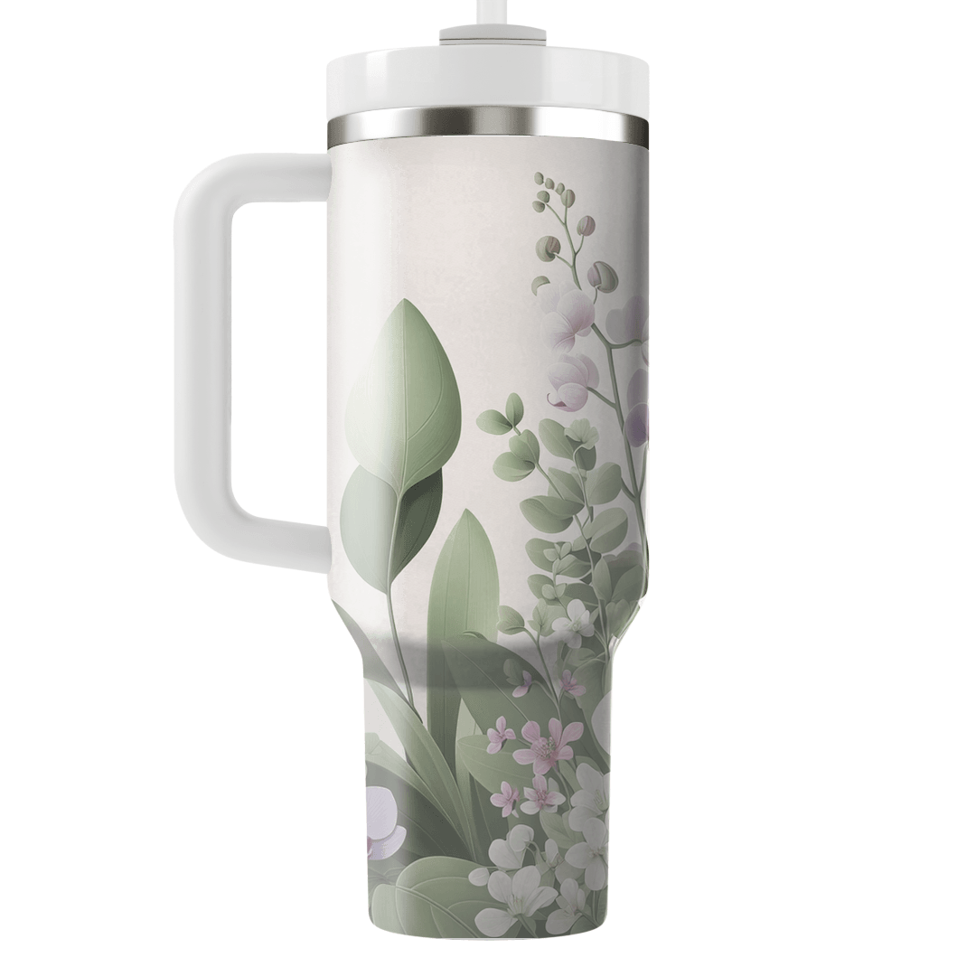 Enchanted Orchid Meadow Travel Tumblers