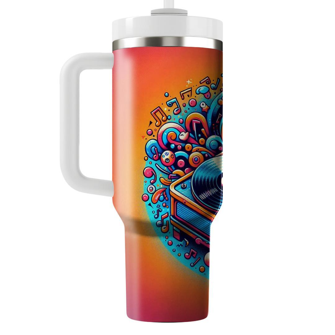 Retro Record Player  Insulated Tumblers