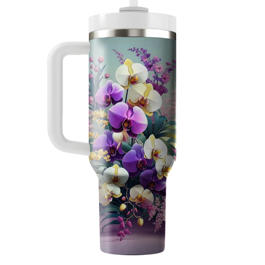 Orchid Wonderland  Unique Tumblers