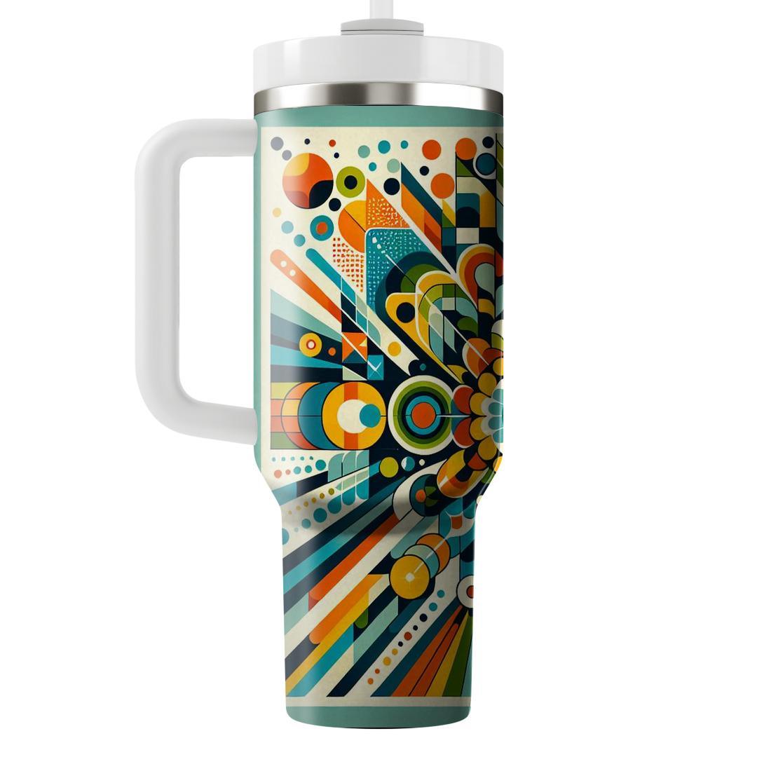 Funky 70s Pattern Party  Travel Tumblers