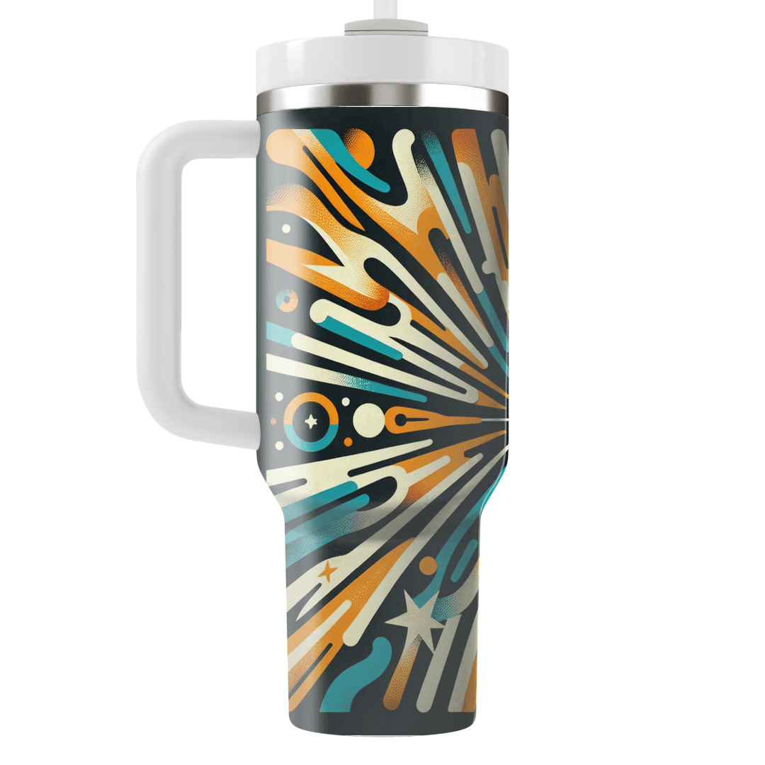 Retro Starburst Delight  Custom Tumblers
