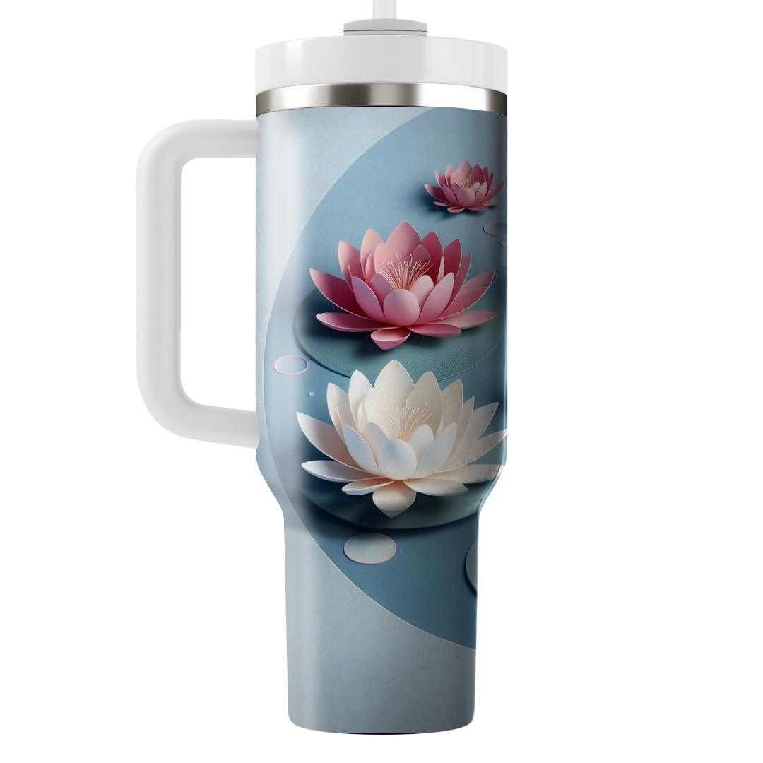 Graceful Water Lily  Insulated Tumblers