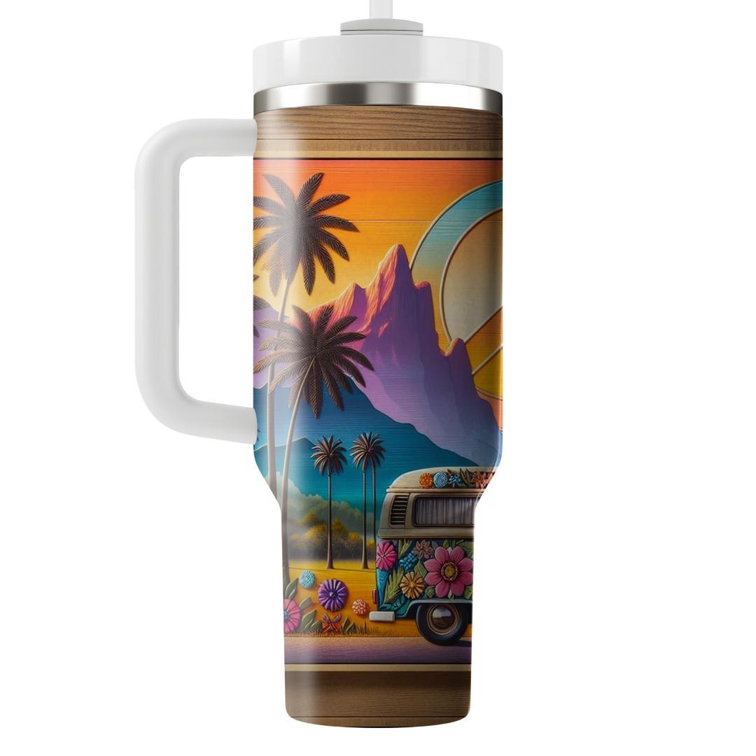 Classic Vw Van Adventure  Custom Tumblers