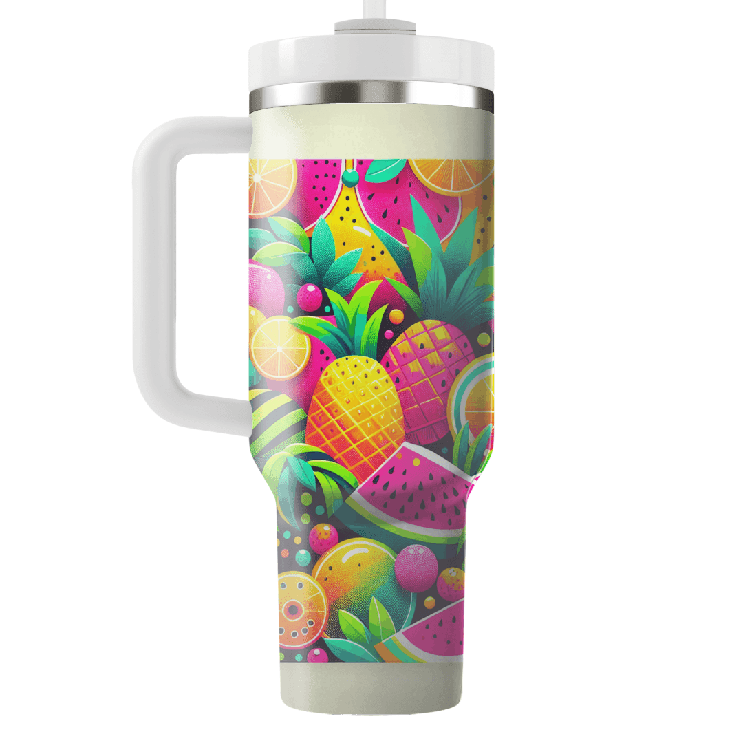 Funky Fruit Fiesta Custom Tumblers