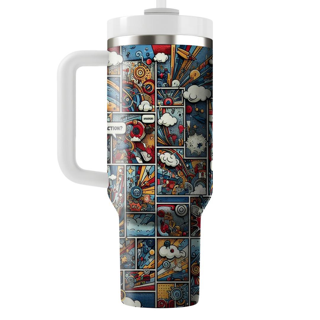 Bold Comic Strips  Unique Tumblers