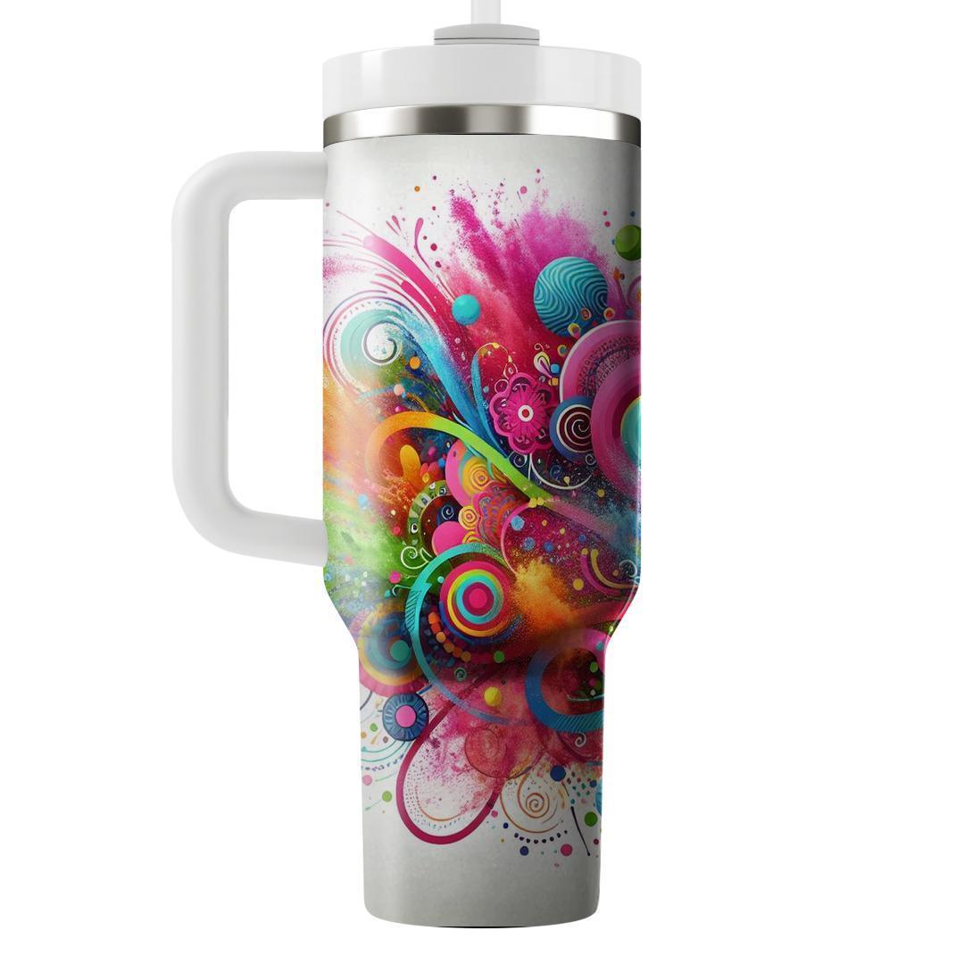 Festival Of Dreams - Holi  Tumblers With Lids