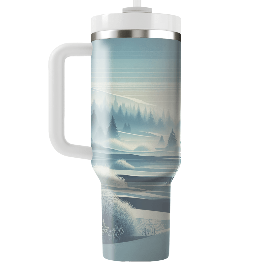 Winter Morning Mist  Personalized Tumblers