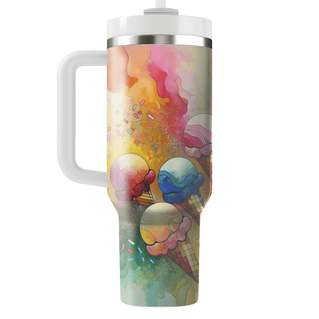 Summer Ice Cream Dreams  Personalized Tumblers