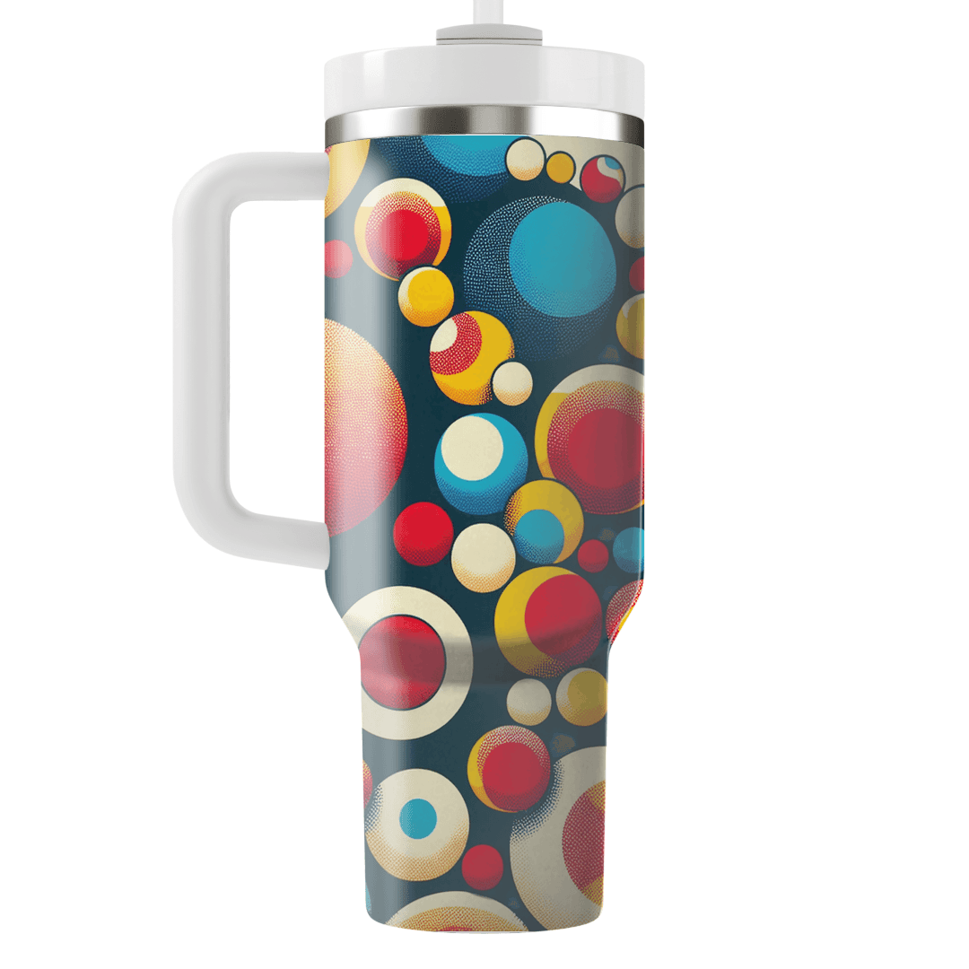 Colorful Polka Dots Travel Tumblers