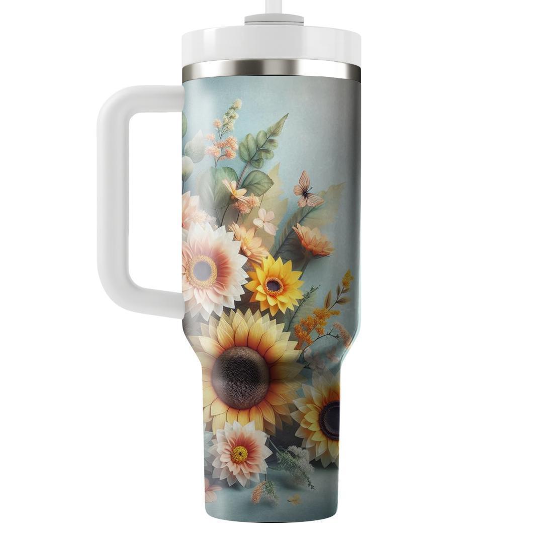 Spring Sunshine & Blooms  Travel Tumblers