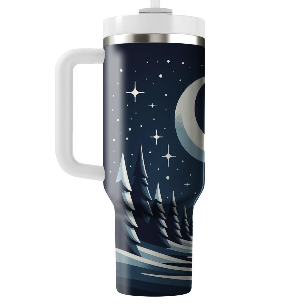 Winter's Silent Solstice  Tumbler Cups