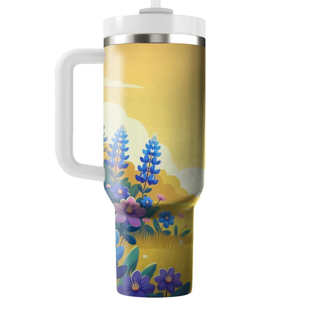 Blossoming Bluebonnet  Insulated Tumblers