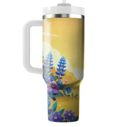 Blossoming Bluebonnet  Insulated Tumblers