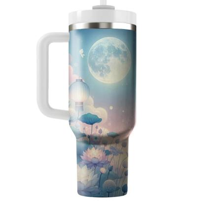 Ethereal Celebration - Full Moon Festival  Tumblers With Lids