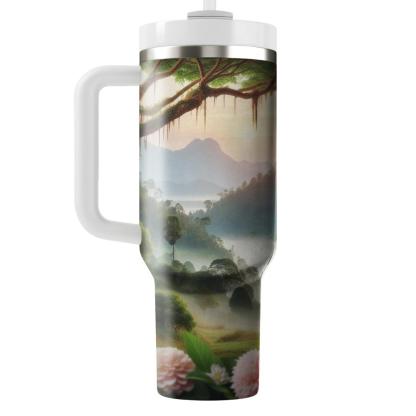Enchanting Elephant Elegance  Travel Tumblers