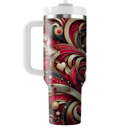Reimagined Elegance - Valentine’s Day Love  Tumblers With Lids