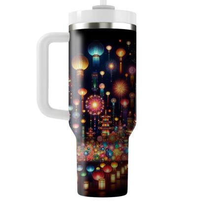 Wanderlust Of Lights - Global Festival Of Lights  Tumblers With Lids