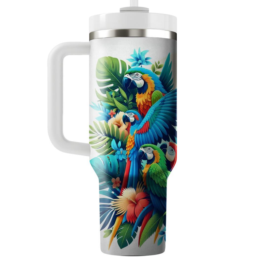Playful Parrots  Insulated Tumblers