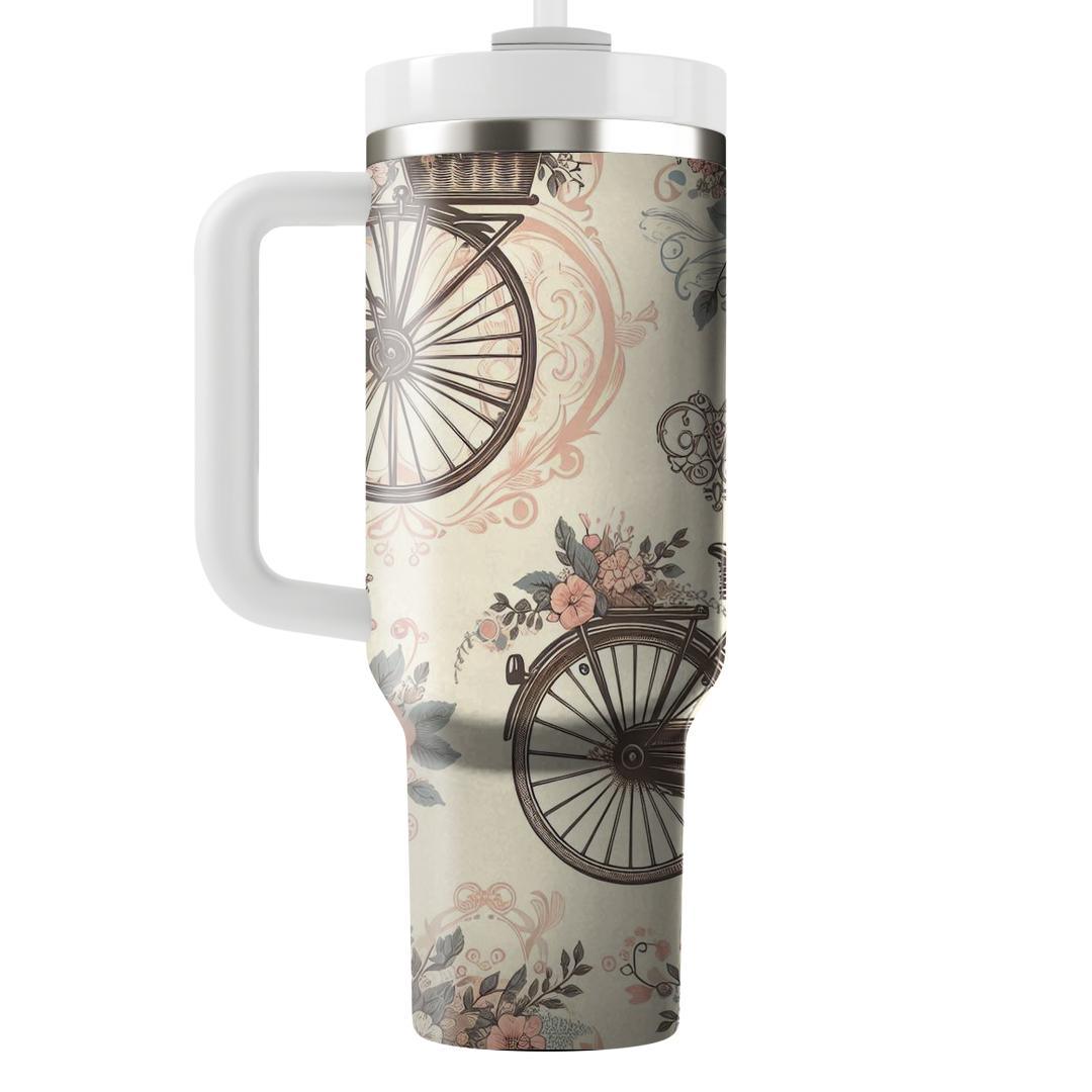 Charming Vintage Bicycle  Custom Tumblers