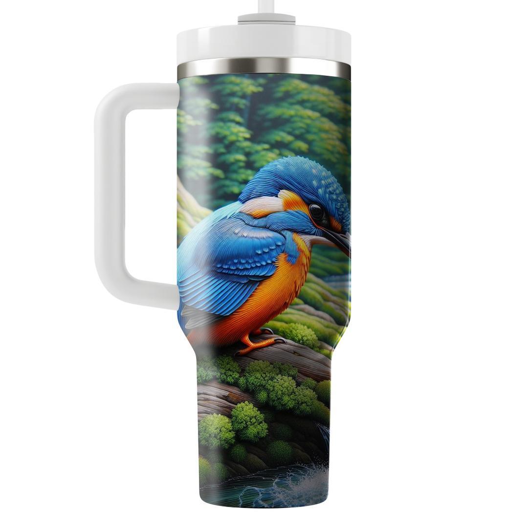 Regal Kingfisher Cascade  Travel Tumblers