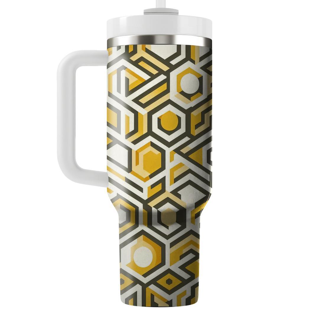 Hexagon Honeycomb Charm  Tumblers For Gifts