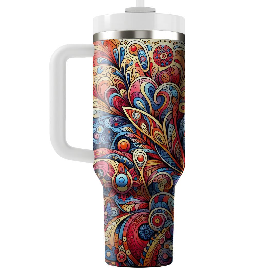 Daring Doodle Dance  Unique Tumblers