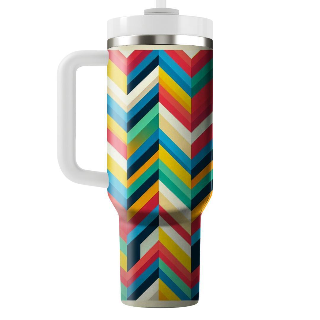 Prismatic Chevron Delight  Tumblers For Gifts