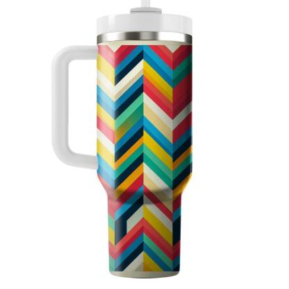 Prismatic Chevron Delight  Tumblers For Gifts