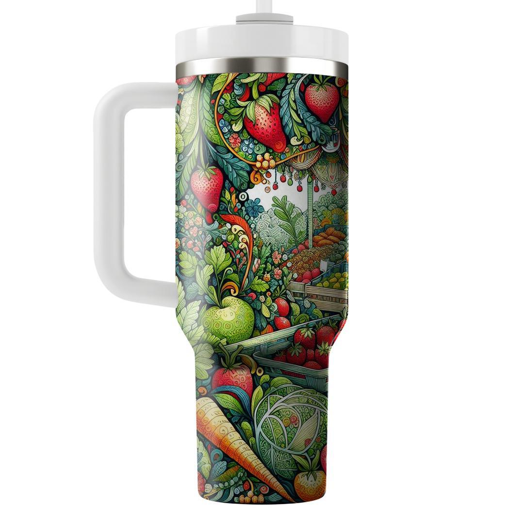 Spring Fresh Produce Market  Unique Tumblers