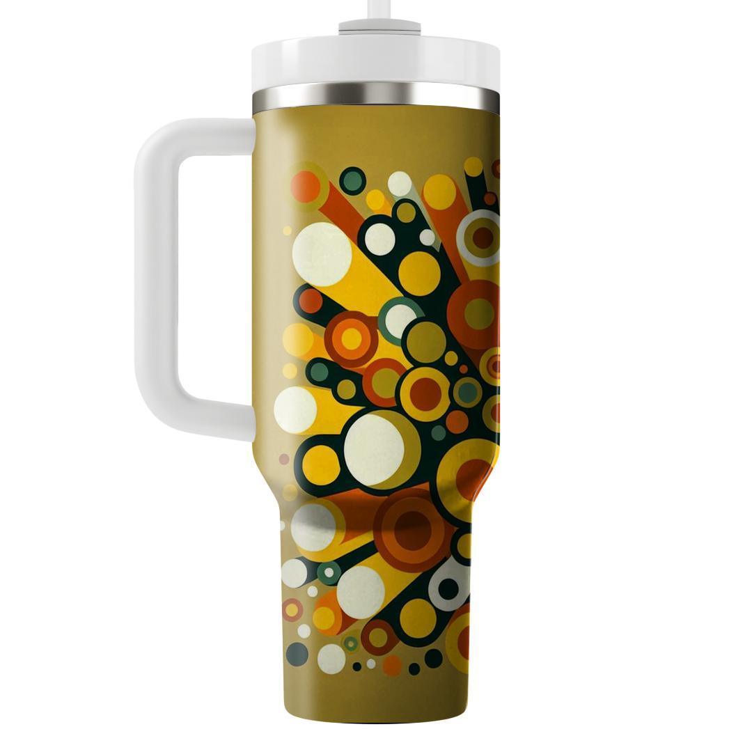 Retro Circle Explosion  Tumblers For Gifts