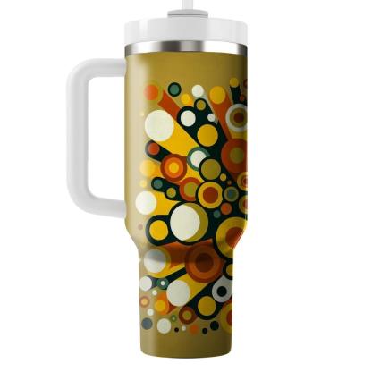 Retro Circle Explosion  Tumblers For Gifts