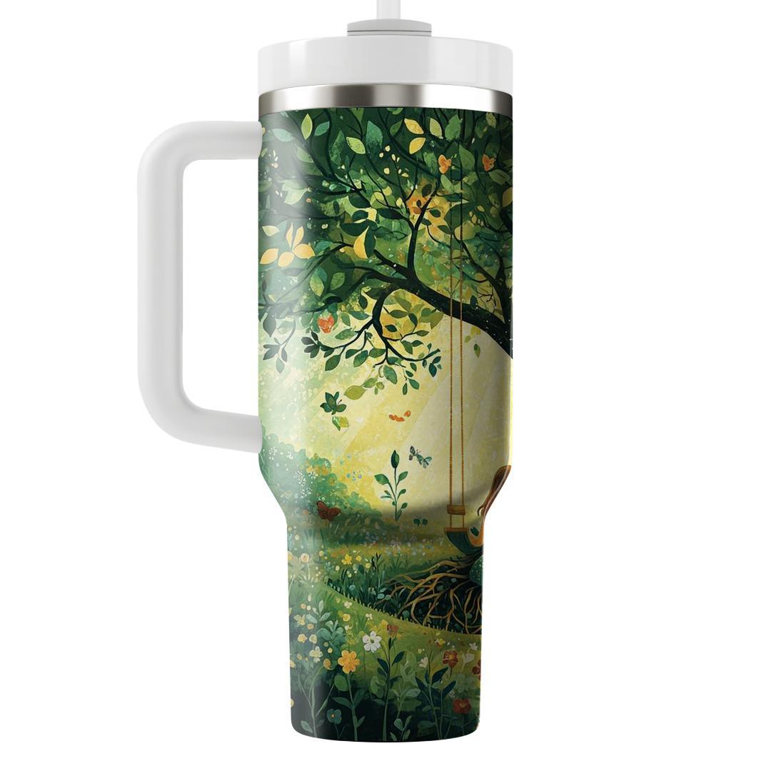 Roots Of Serenity: A Mother’s Legacy Through Nature Tumblers With Lids