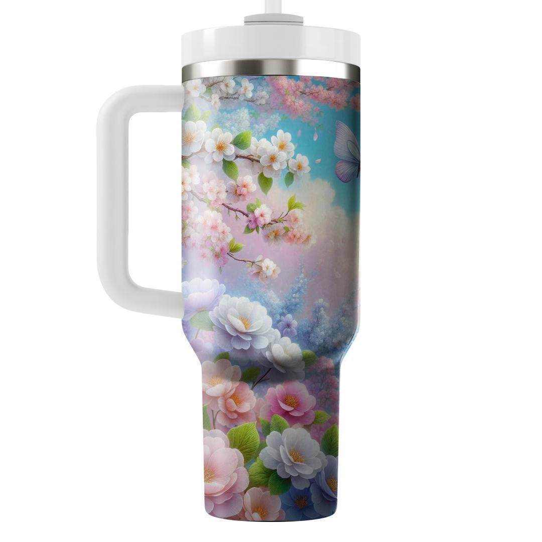 Spring Dreamy Garden  Decorative Tumblers