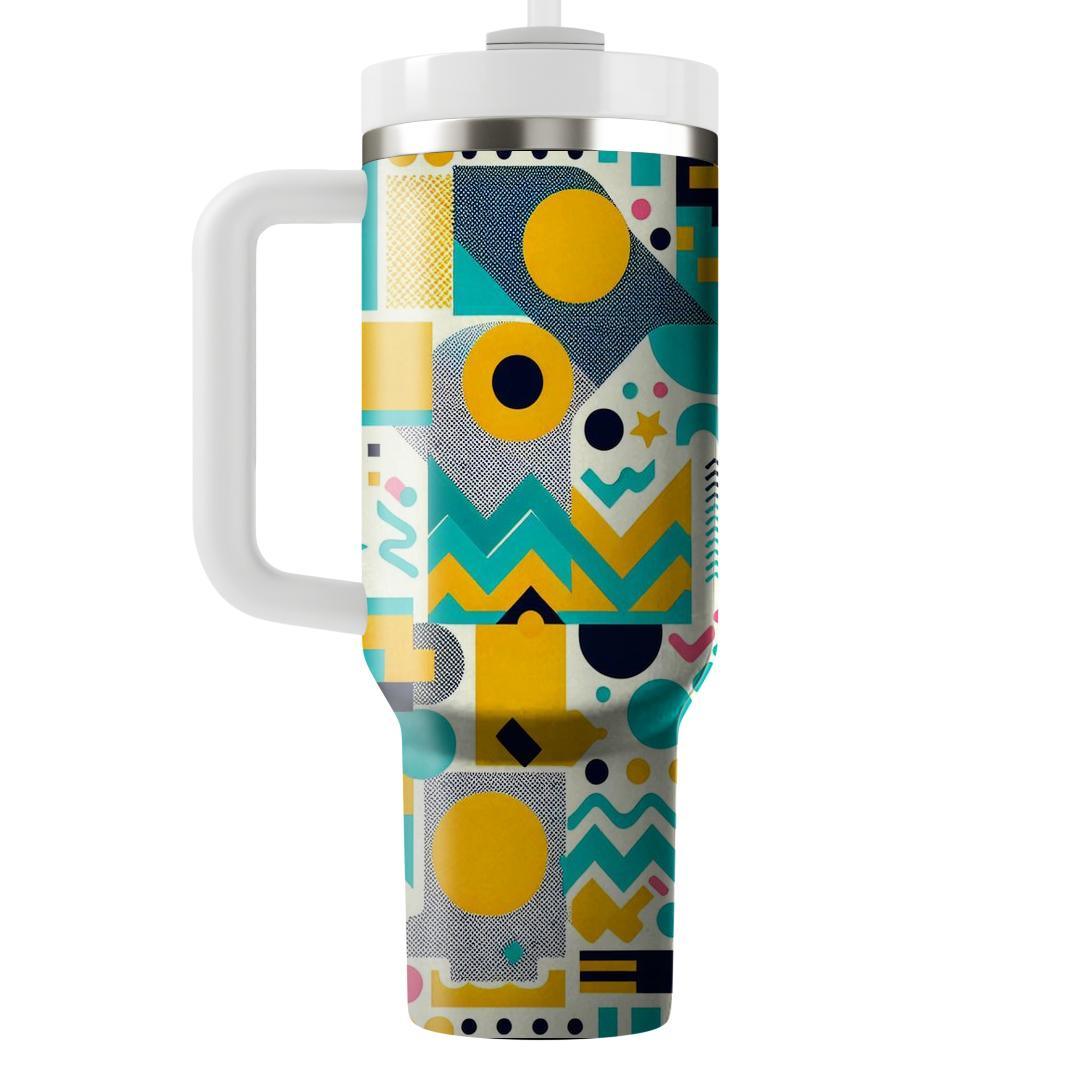 Abstract Memphis  Personalized Tumblers