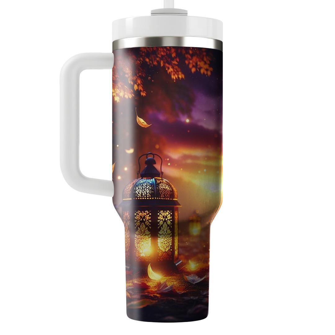 Autumn Lantern Light  Tumbler Cups