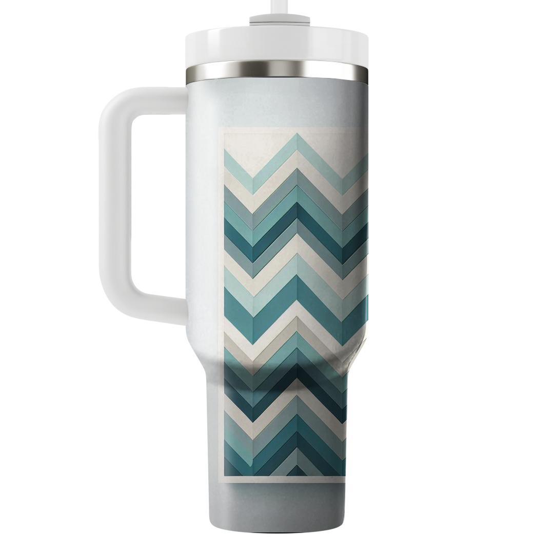 Harmonious Chevron Waves  Insulated Tumblers