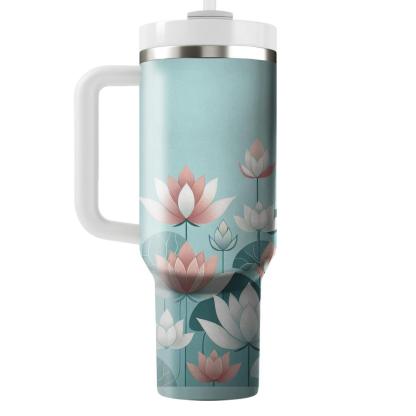 Pristine Lotus Serenity  Tumblers For Gifts
