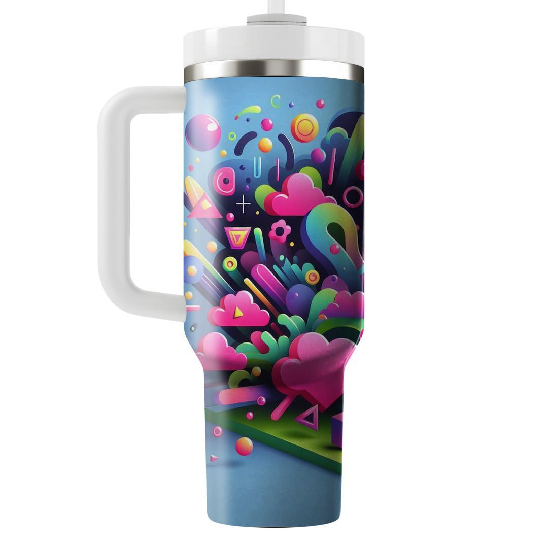 Groovy Shapes  Unique Tumblers