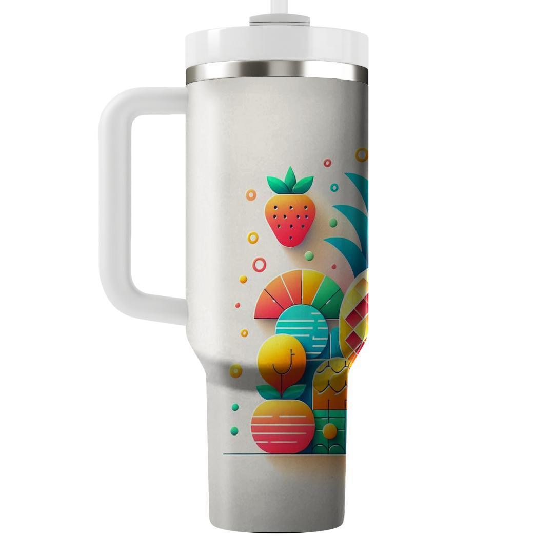 Funky Fresh Fruit  Personalized Tumblers