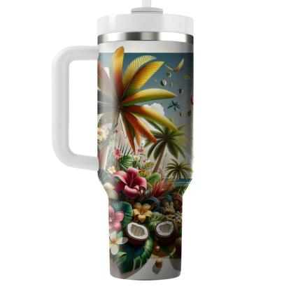 Summer Oasis Adventure  Tumbler Cups