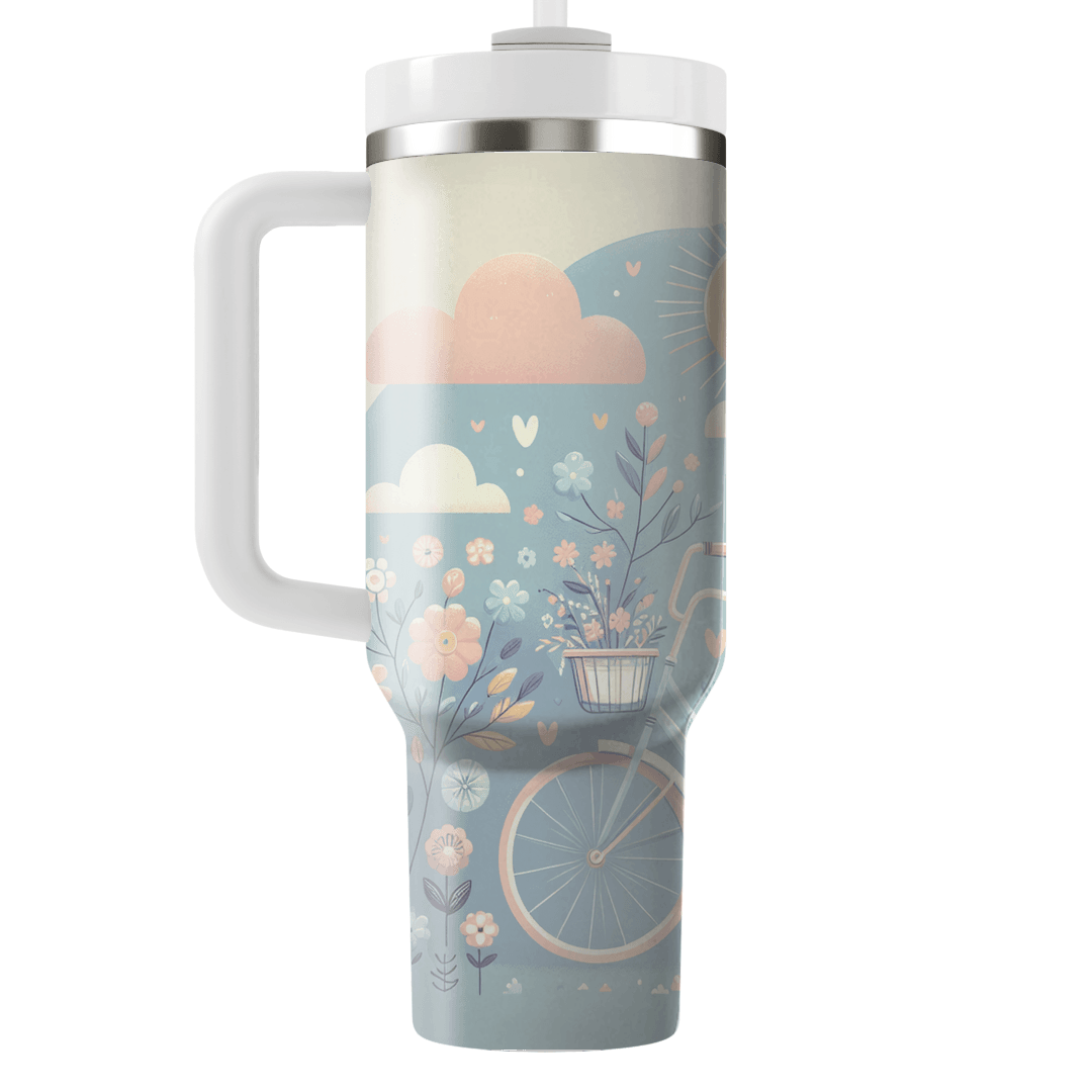 Vintage Bicycle Adventures Unique Tumblers