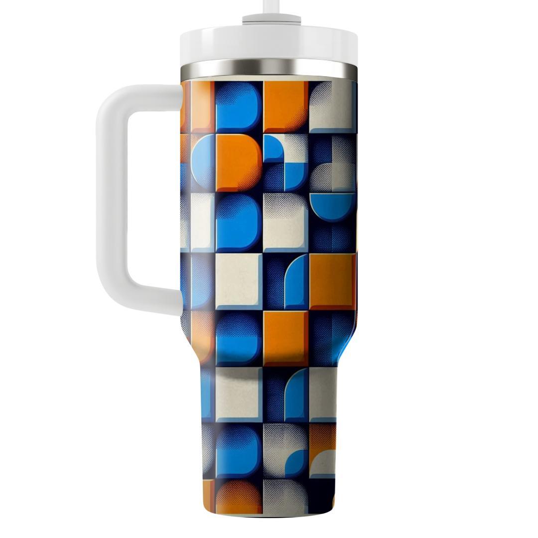 Chic Checkerboard Delight  Custom Tumblers