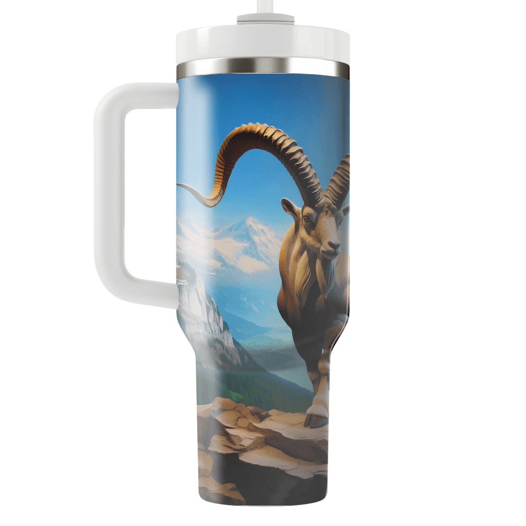 Majestic Mountain Goat  Decorative Tumblers