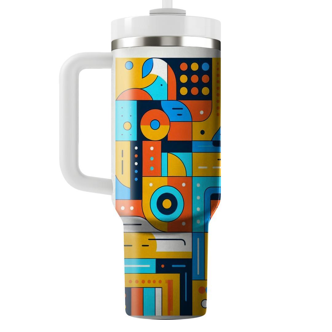 Radical Color Block  Personalized Tumblers