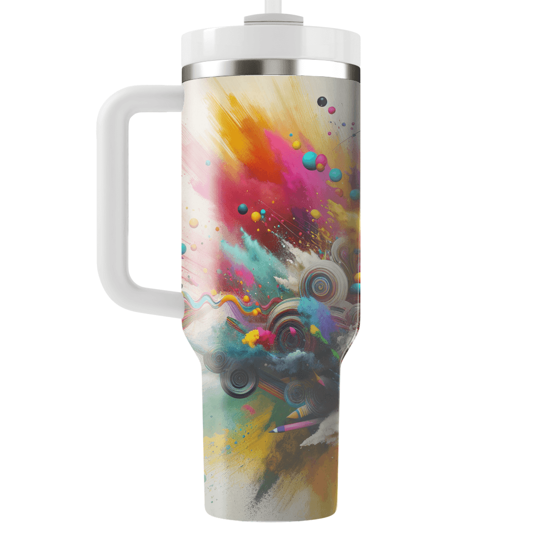 Echoes Of Joy - A Holi Explosion  Decorative Tumblers